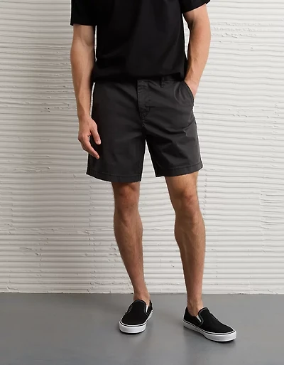 AE 7" Flex Khaki Short
