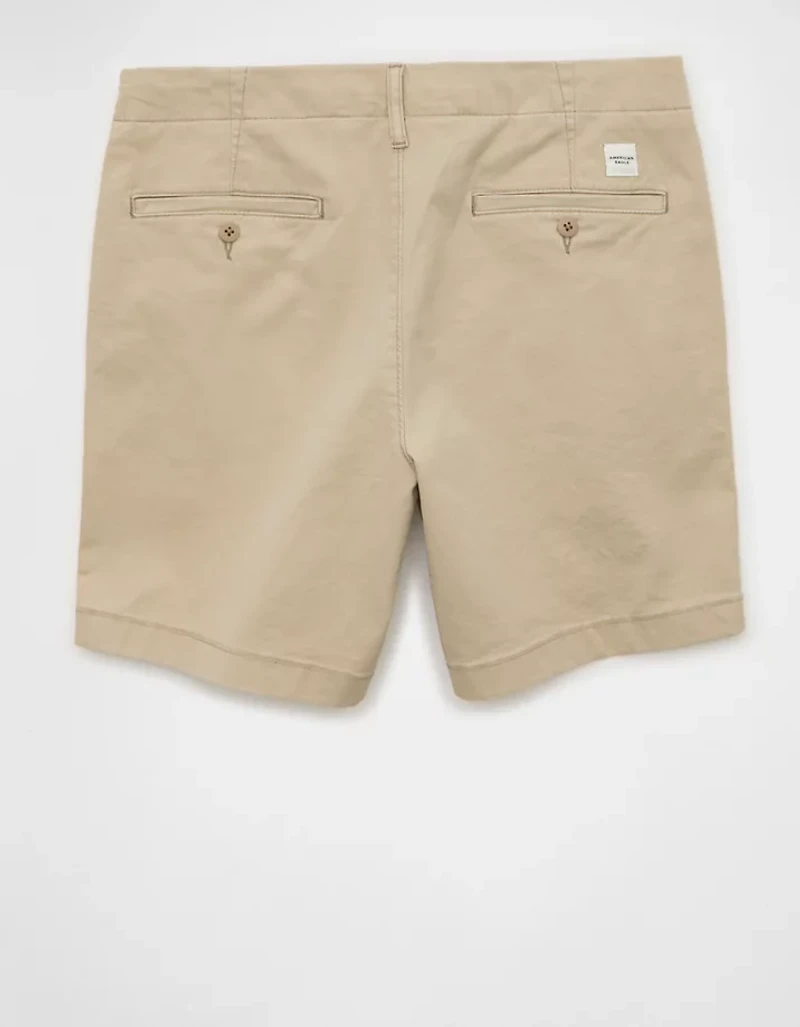 AE 7" Flex Lived-In Khaki Short