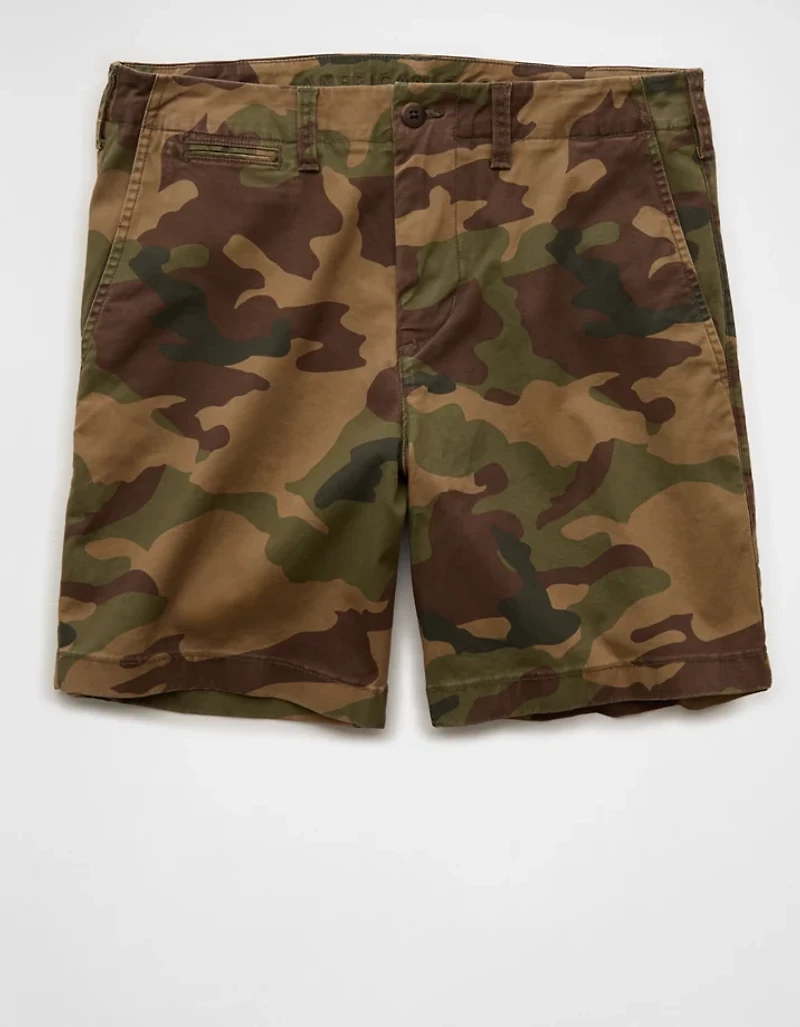 AE 7" Flex Lived-In Khaki Short