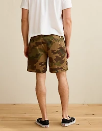 AE 7" Flex Lived-In Khaki Short
