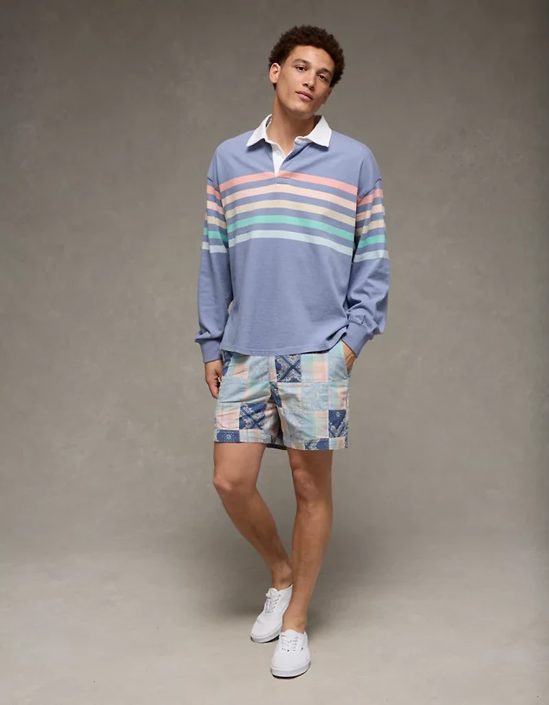 AE Pride 5" Flex Lived-In Khaki Short