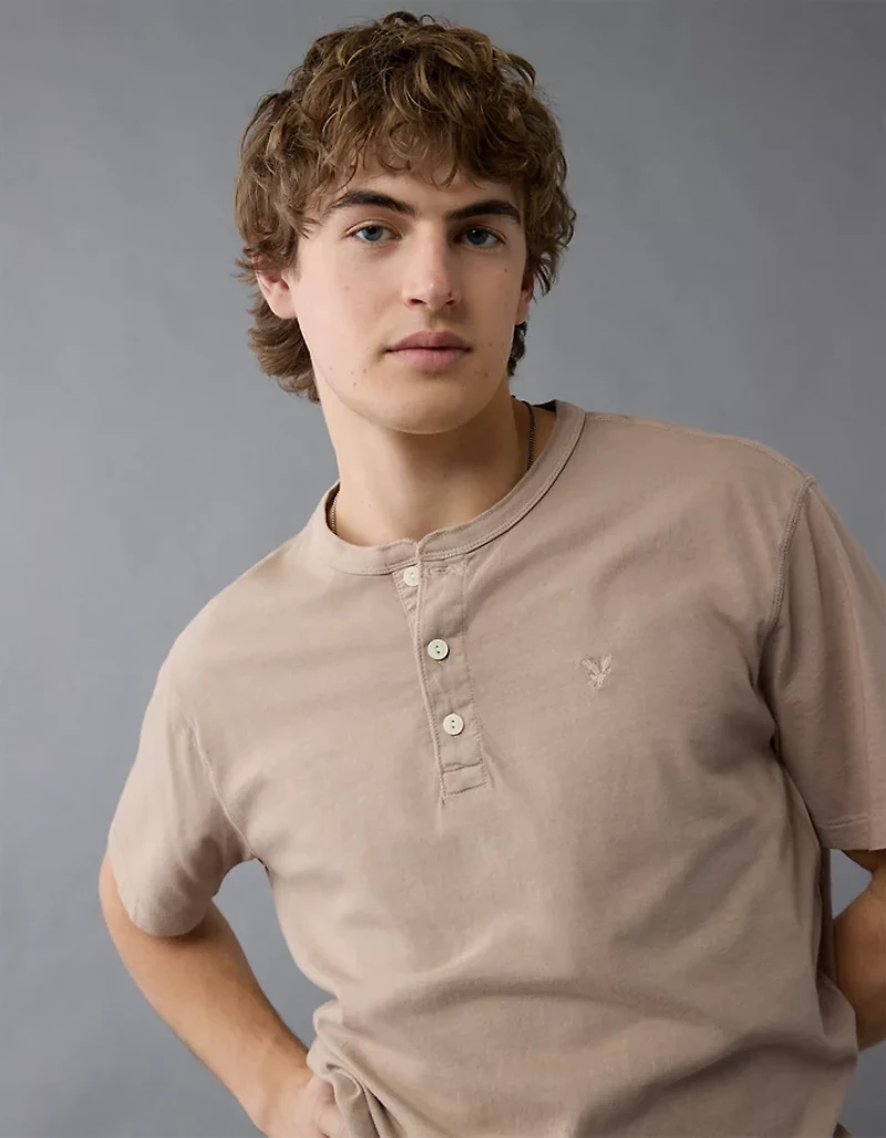 AE Lived-In Henley T-Shirt
