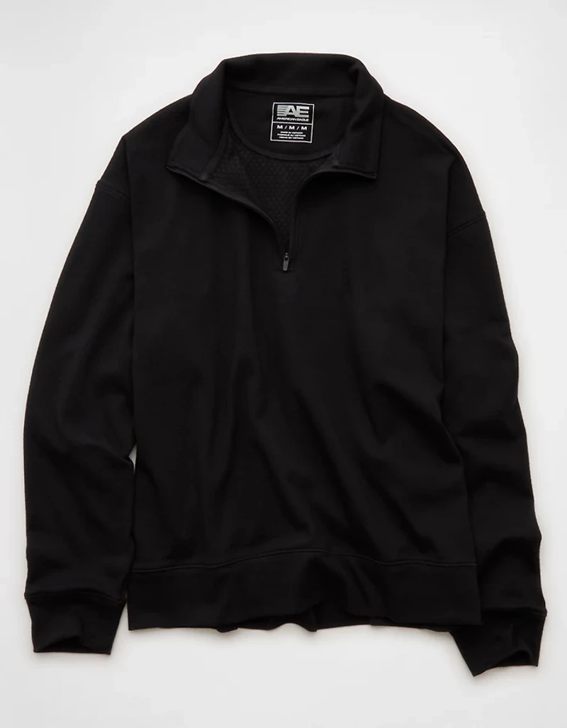 AE 24/7 Boxy Quarter-Zip Sweatshirt