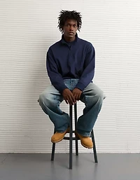 AE 24/7 Boxy Quarter-Zip Sweatshirt