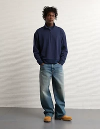 AE 24/7 Boxy Quarter-Zip Sweatshirt