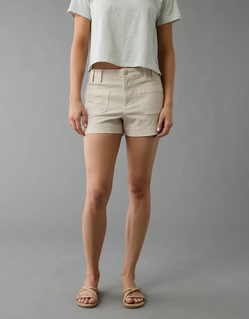 AE Stretch High-Waisted Relaxed Utility Short