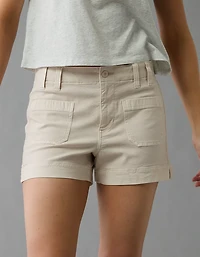 AE Stretch High-Waisted Relaxed Utility Short