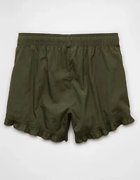 AE Stretch High-Waisted Ruffle Hem Short