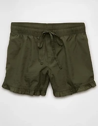AE Stretch High-Waisted Ruffle Hem Short