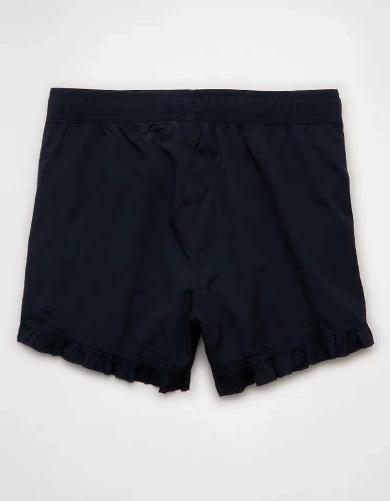 Short à taille haute avec volants l’ourlet extensible AE