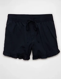 AE Stretch High-Waisted Ruffle Hem Short