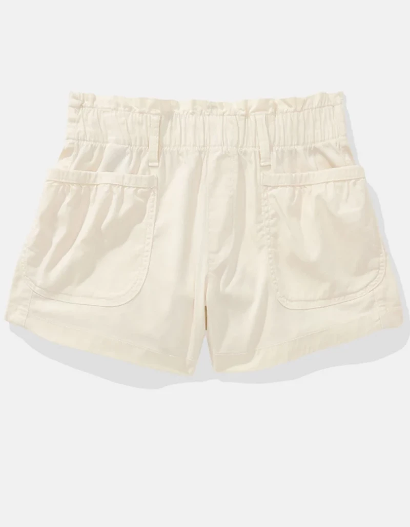 Short à ceinture élastique taille haute AE