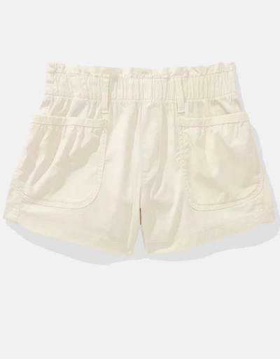 Short à ceinture élastique taille haute AE