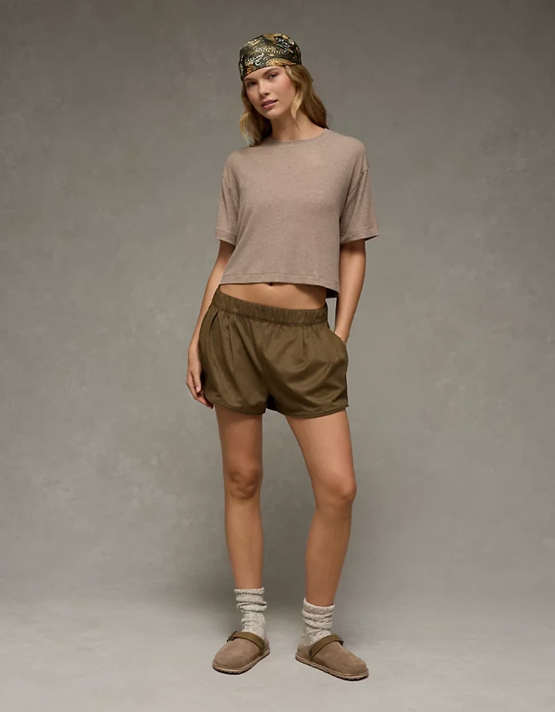 Short extensible à ceinture élastique AE