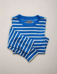 AE77 Boxy Long-Sleeve Stripe T-Shirt