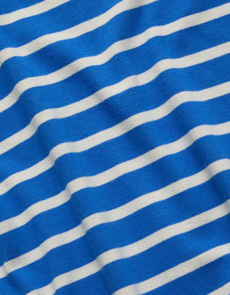 AE77 Boxy Long-Sleeve Stripe T-Shirt