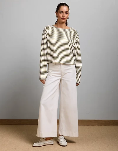 AE77 Long-Sleeve Boatneck Shirt