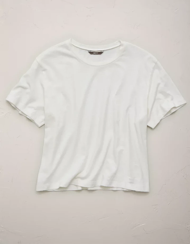 T-shirt en mélange de lin haut gamme AE77