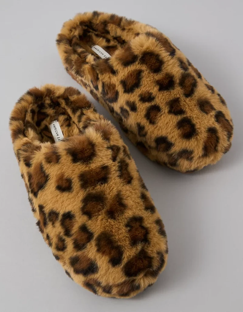 AE Leopard Slipper