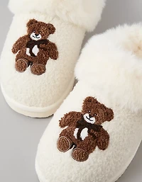 AE Teddy Bear Scuff Slipper