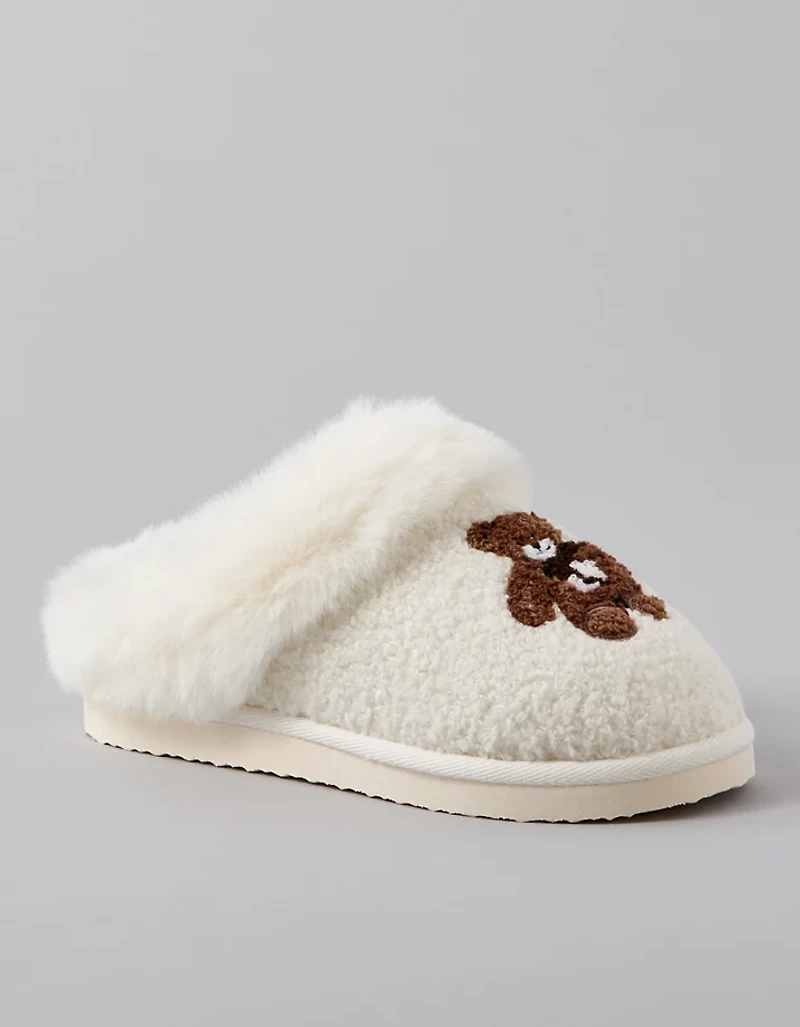 AE Teddy Bear Scuff Slipper