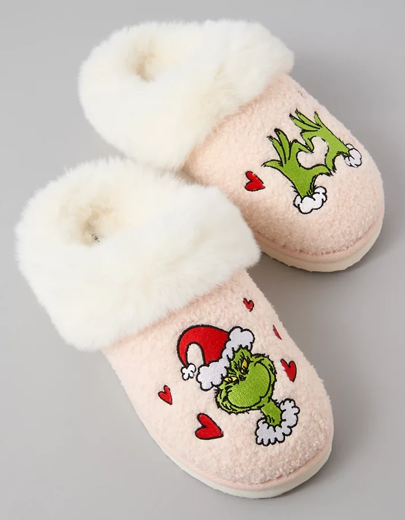 AE Grinch Scuff Slipper