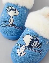 AE Snoopy Ski Scuff Slipper