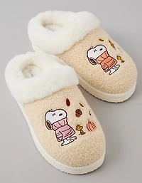 AE Snoopy Sweater Scuff Slipper