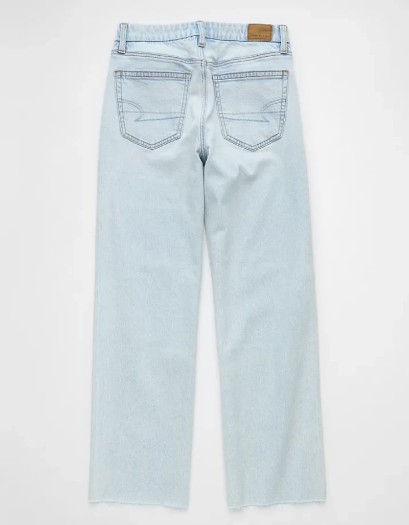 Jean-cigarette à taille haute en rondeur extensible AE