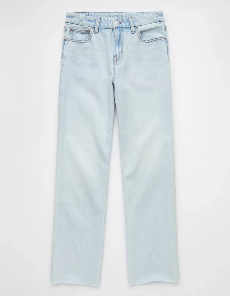 Jean-cigarette à taille haute en rondeur extensible AE