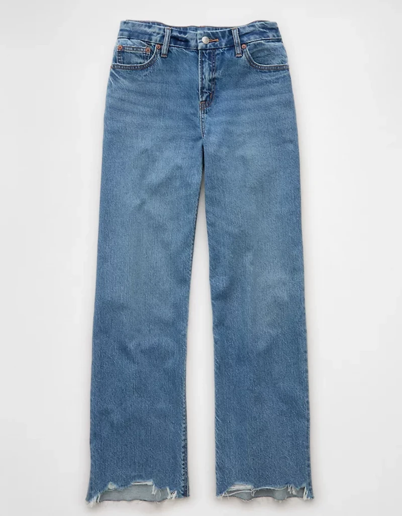 AE Strigid Curvy High-Waisted Stovepipe Jean