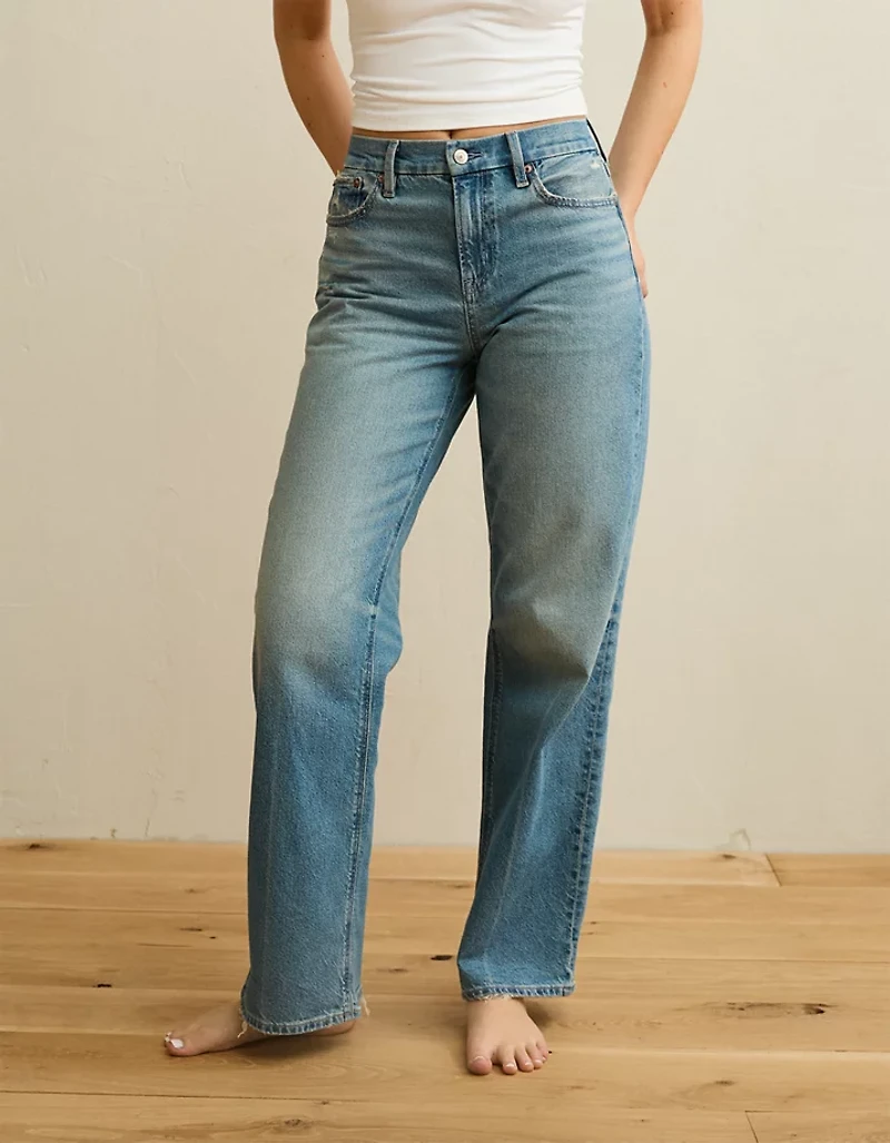 AE Curvy High-Waisted Stovepipe Jean