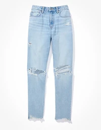 AE Strigid Curvy Ripped Mom Jean