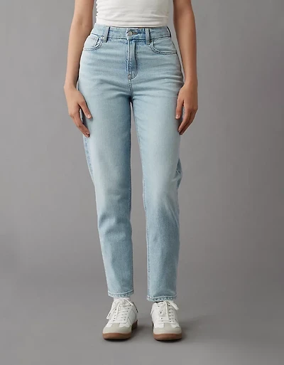 Jean maman en rondeur rigide et extensible AE