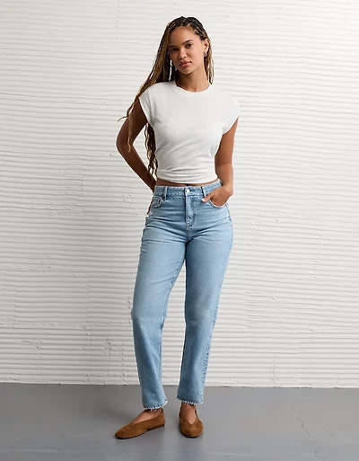 AE Strigid Curvy Mom Jean