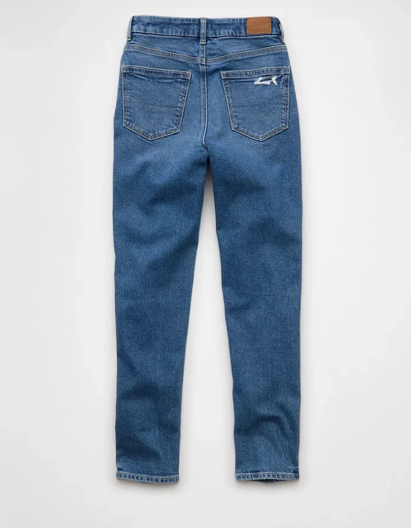 AE Strigid Curvy Ripped Mom Jean