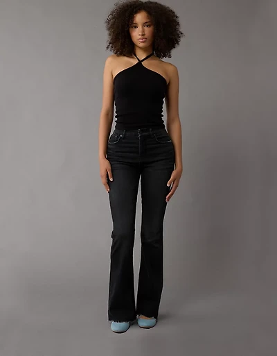 Jean à jambe évasée taille très haute en rondeur Next Level AE