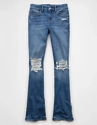 AE Next Level Curvy Ripped High-Waisted Skinny Kick Jean