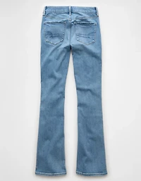 Jean moulant en rondeur à taille haute et jambe semi-évasée Luxe AE