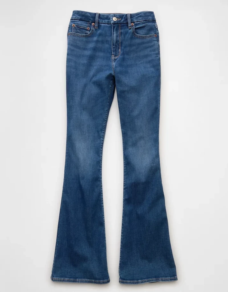 AE Curvy Super High-Waisted Flare Jean