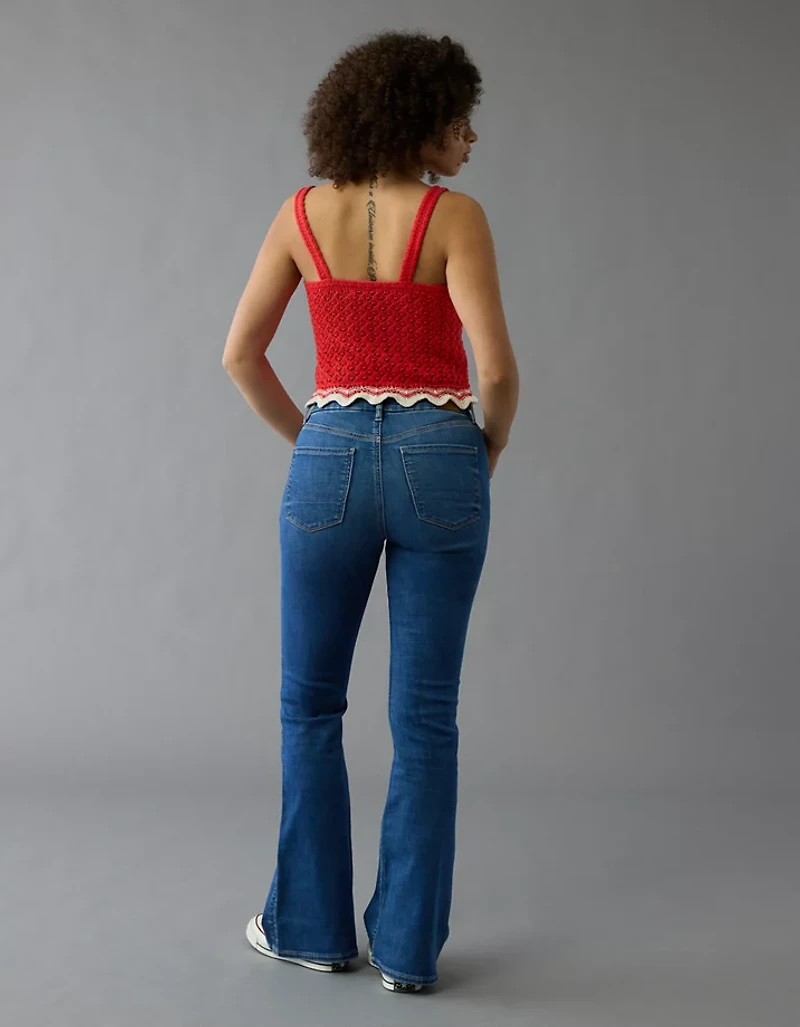 AE Curvy Super High-Waisted Flare Jean