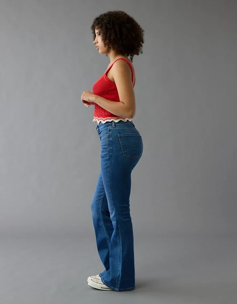 AE Curvy Super High-Waisted Flare Jean