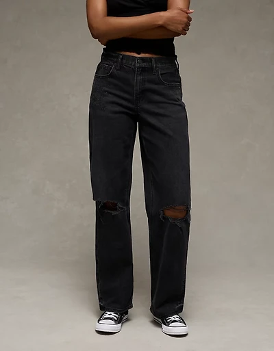 AE Stretch High-Waisted Stovepipe Jean