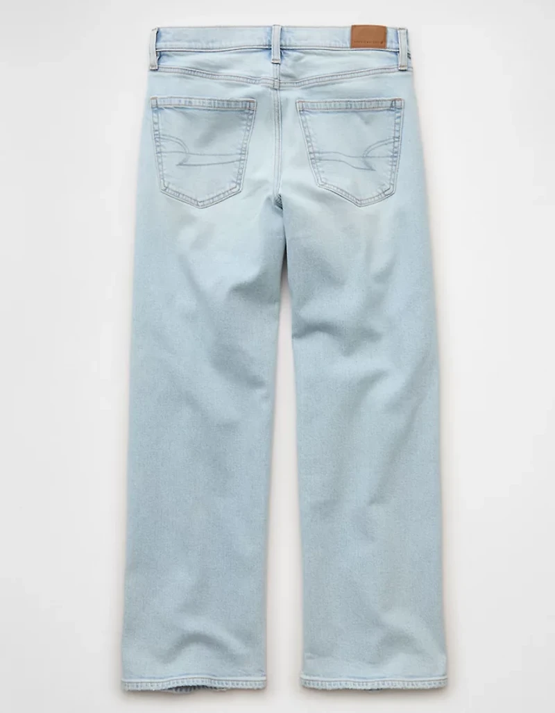 Jean-cigarette à taille haute extensible et rigide AE