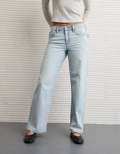 AE Embellished Strigid High-Waisted Stovepipe Jean