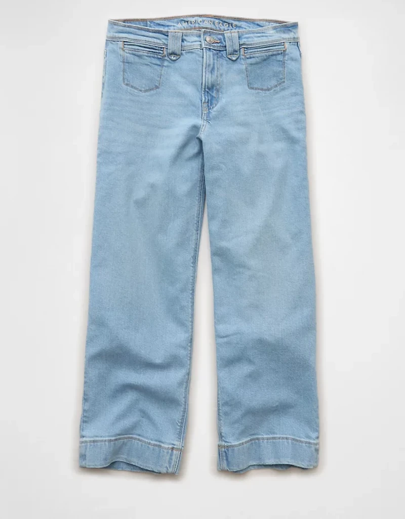 AE Stretch High-Waisted Stovepipe Crop Jean