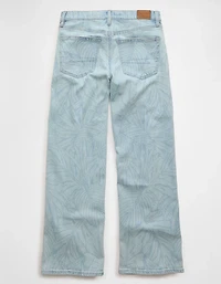 AE Stretch High-Waisted Laser Print Stovepipe Jean