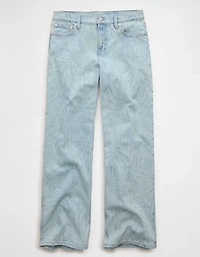 AE Stretch High-Waisted Laser Print Stovepipe Jean