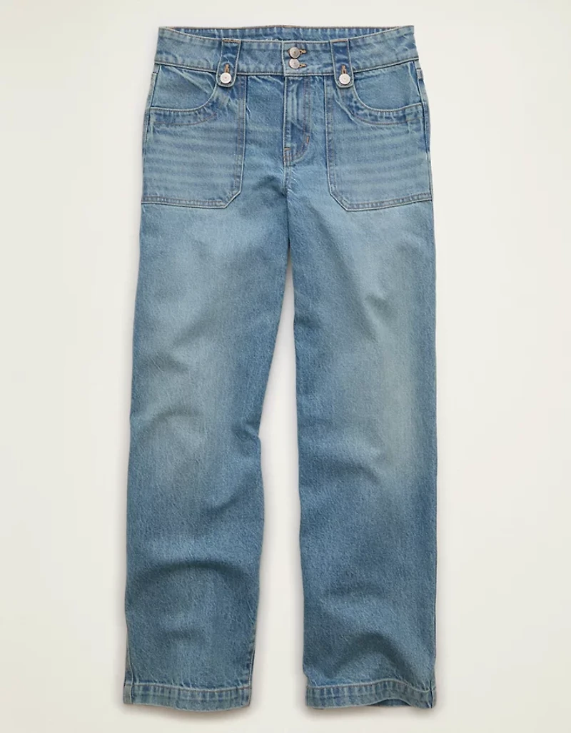 Jean-cigarette à taille haute AE