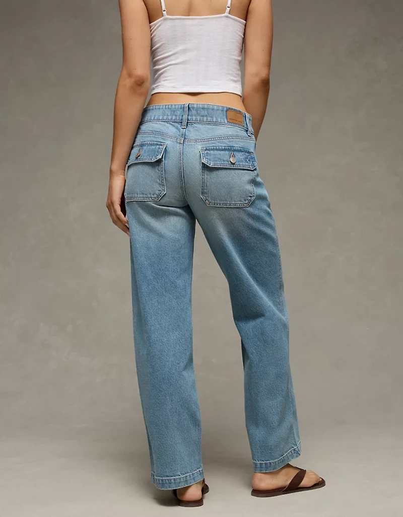 Jean-cigarette à taille haute AE